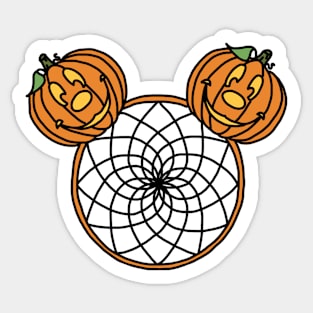 Pumpkin Dream Catcher Sticker